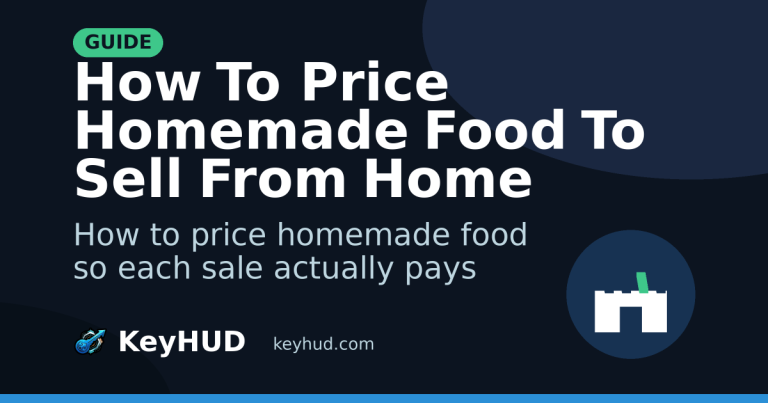 How To Price Homemade Food To Sell From Home